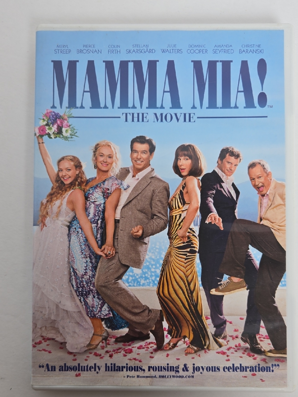 MAMMA MIA! The Movie DVD — Blue Cover